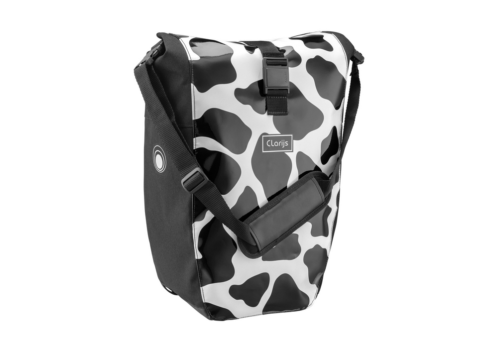 👜 Clarijs Solobag Enkele Fietstas – Holland Koeienprint