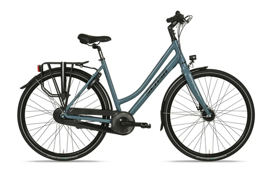 Sensa Treviso N7 Damesfiets – 51 cm – Mat Zwart – Shimano Nexus 7 – Rollerbrake