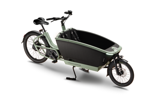 Urban Arrow Family Next Advanced – Groen & Zwart + Gratis luxe pakket