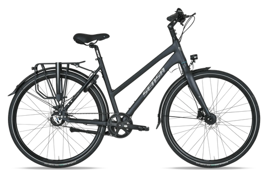 Sensa Cintura LTD7 Dames | 50 cm | Mat Zwart | Gates Riemaandrijving |