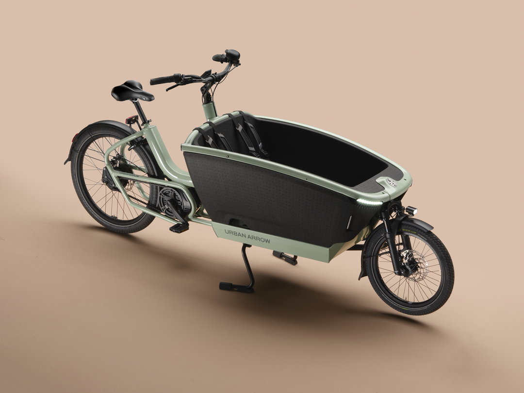 Urban Arrow Family Next Advanced – Groen & Zwart + Gratis luxe pakket