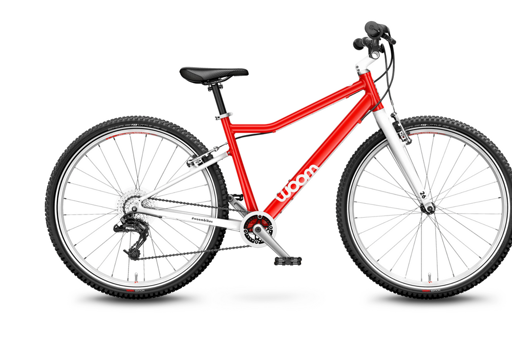Woom 6 Original – 26 inch kinderfiets – Woom Red / Mint Green / Moon Grey / Midnight Blue