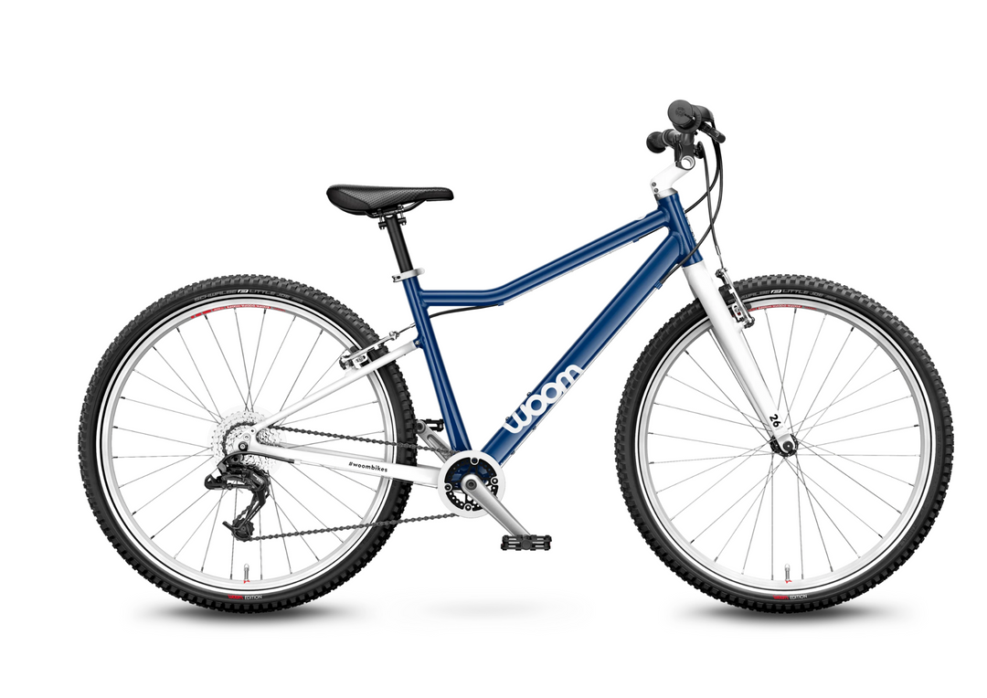 Woom 6 Original – 26 inch kinderfiets – Woom Red / Mint Green / Moon Grey / Midnight Blue